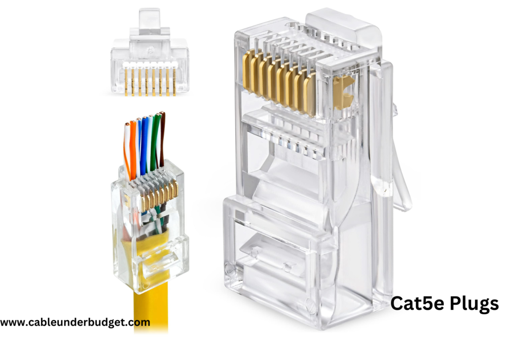 Difference between Cat5e and Cat6 plugs