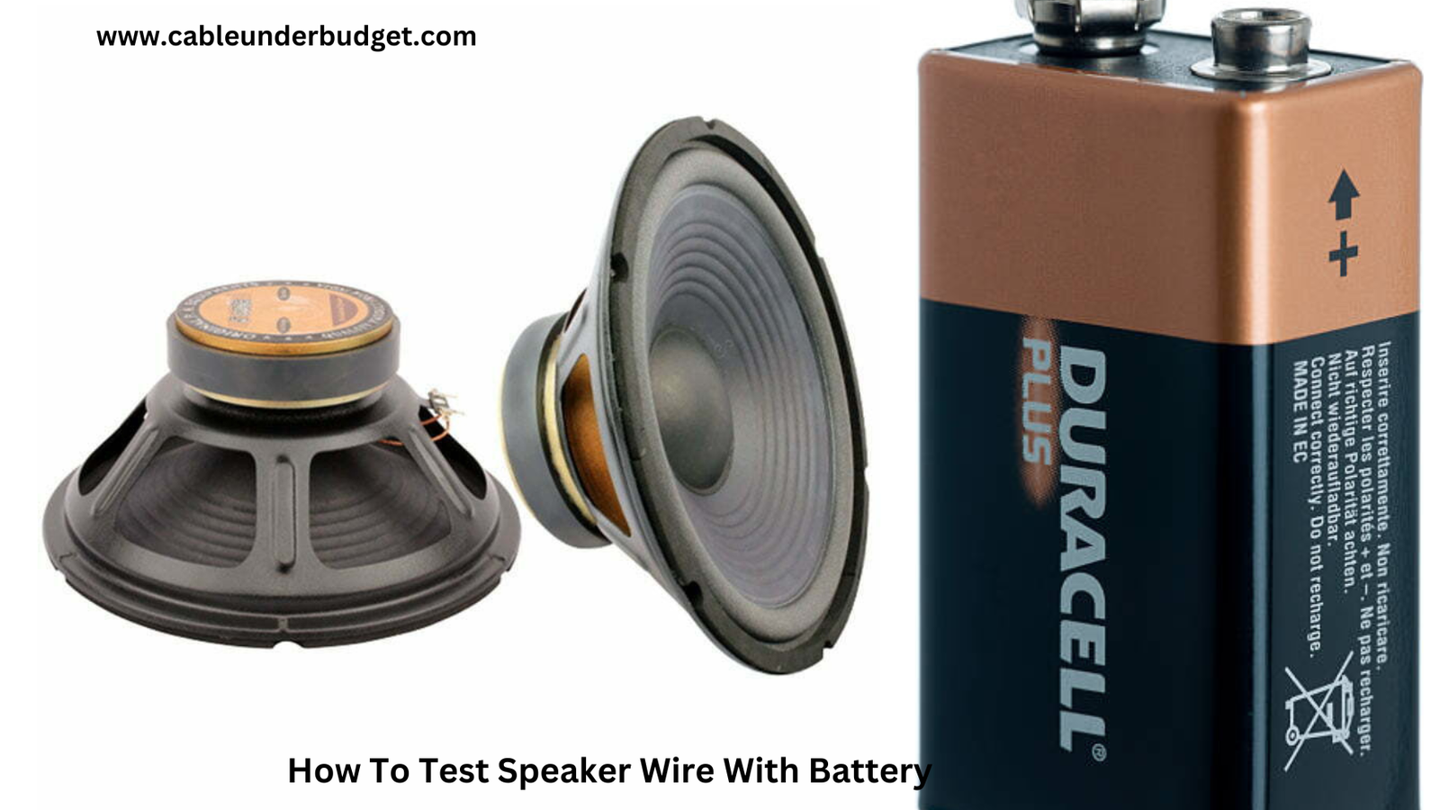 How To Test Speaker Wire With Battery