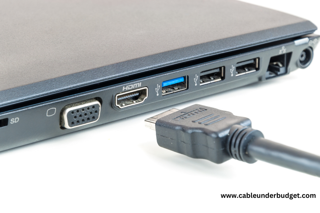 How to connect laptop to TV via HDMI cable