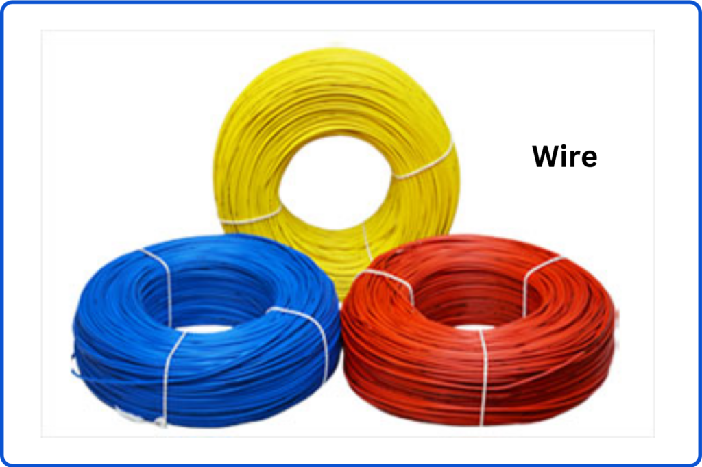 difference between cable and wire