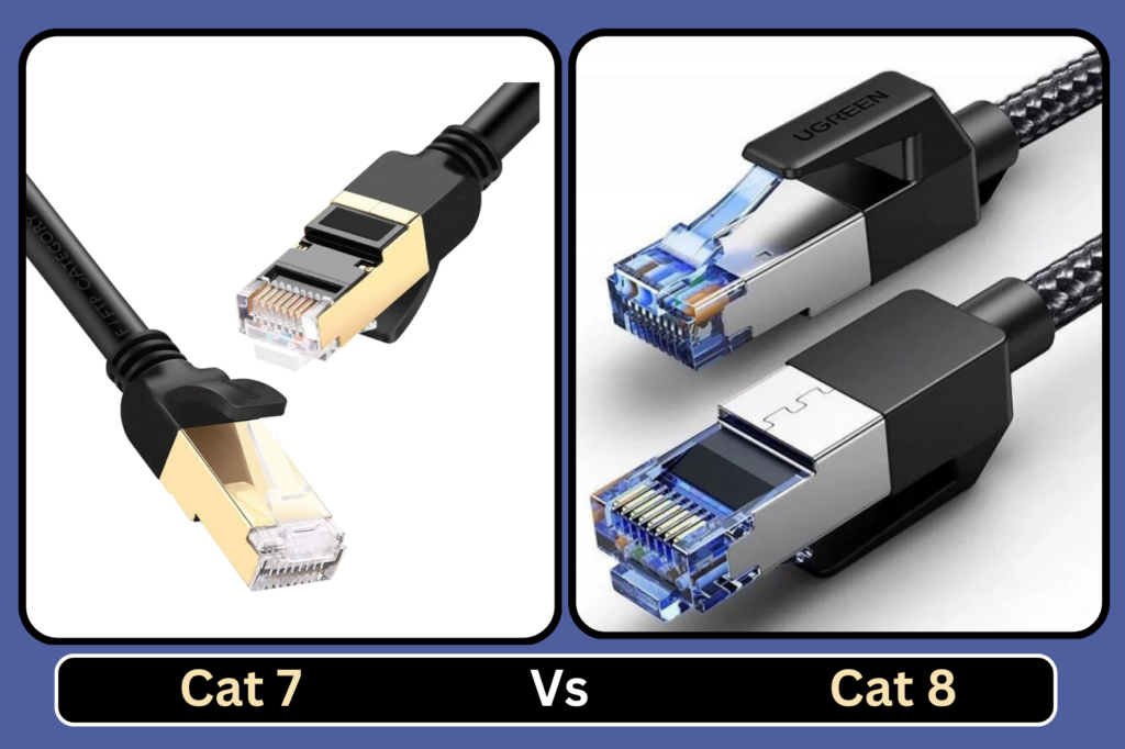 difference between Cat 7 and Cat 8